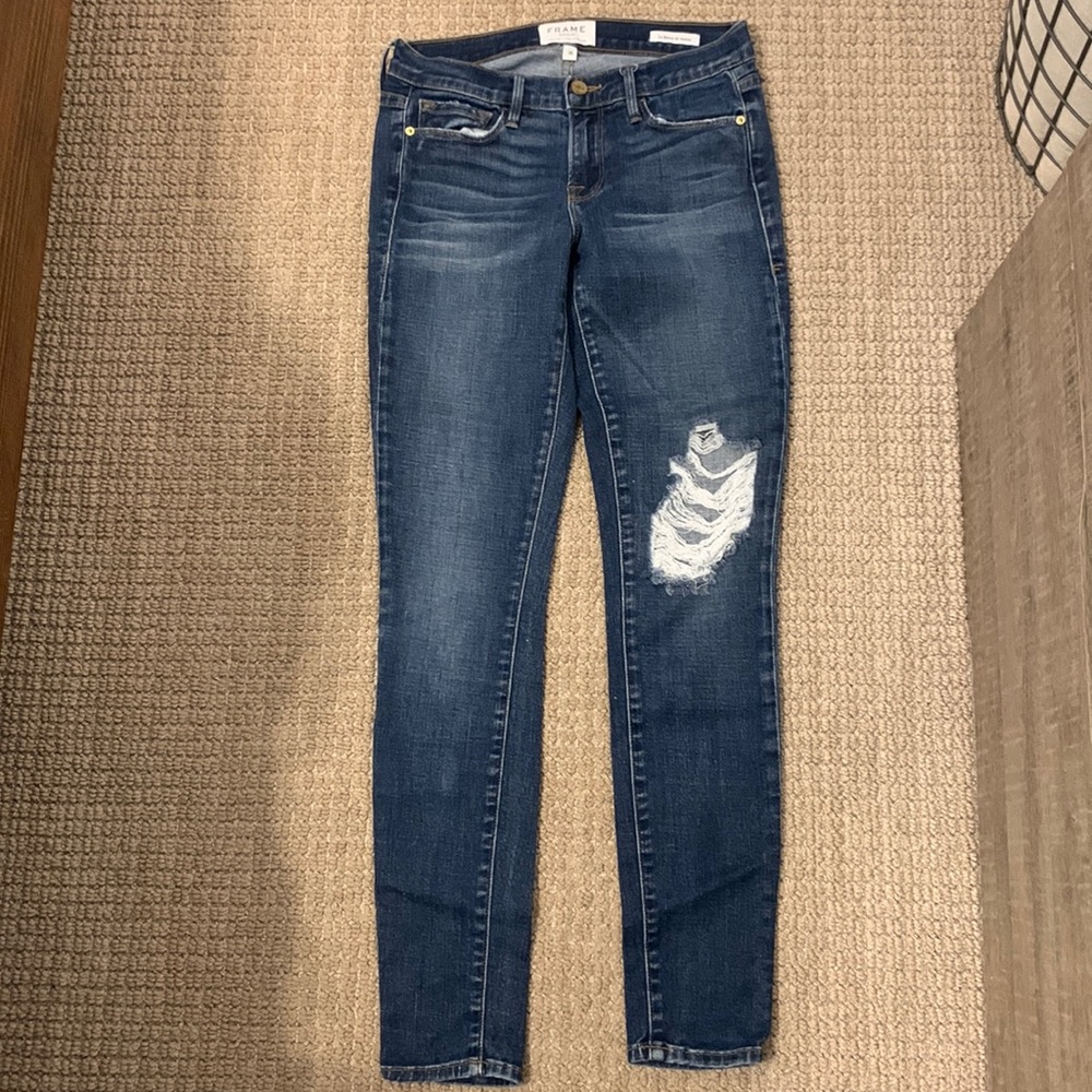 Frame denim skinny jeans